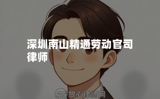 深圳南山精通劳动官司律师